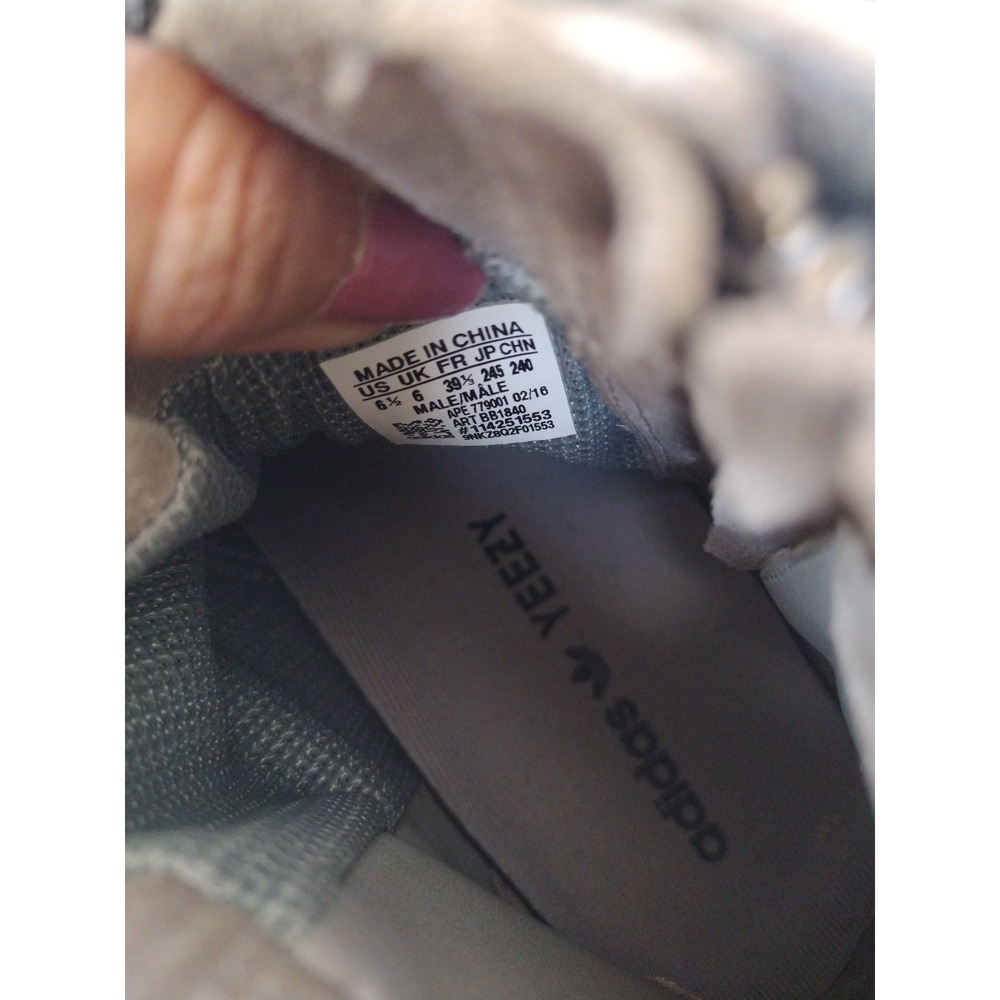 Adidas Yeezy Boots 750 Grey Gum Men 6.5 Glow In The Dark Sneakers - Picture 7 of 8